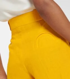 Shorts Fell Aus Leinen -LORO PIANA Verkaufsgeschäft P00754004 d2