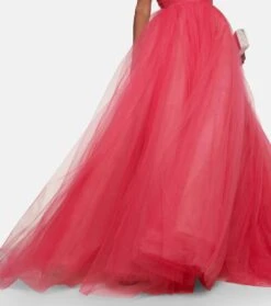 Robe Aus Tüll -LORO PIANA Verkaufsgeschäft P00754493 d2