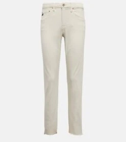 AG Jeans Mid-Rise Slim Jeans Girlfriend