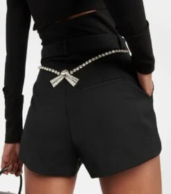 Area Verzierte Shorts Aus Woll-Crêpe -LORO PIANA Verkaufsgeschäft P00755524 d2