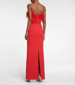 Rebecca Vallance Robe Scarlett Mit Federn -LORO PIANA Verkaufsgeschäft P00755717 b2