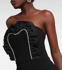 Rebecca Vallance Verziertes Off-Shoulder-Midikleid Katie -LORO PIANA Verkaufsgeschäft P00755727 d1