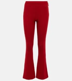 COURREGES High-Rise-Schlaghose Aus Rippstrick