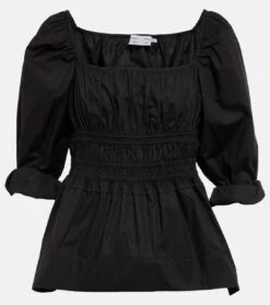 PROENZA SCHOULER White Label Bluse Aus Baumwollpopeline