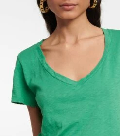 Velvet T-Shirt Lilith Aus Baumwoll-Jersey -LORO PIANA Verkaufsgeschäft P00756527 d1