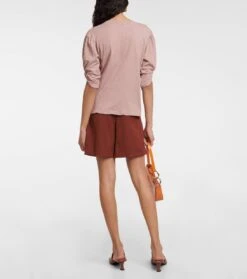 Velvet Top Amelia Aus Baumwoll-Jersey -LORO PIANA Verkaufsgeschäft P00756530 b2