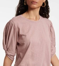 Velvet Top Amelia Aus Baumwoll-Jersey -LORO PIANA Verkaufsgeschäft P00756530 d1