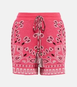 Alanui Shorts Bandana Aus Einem Baumwollgemisch