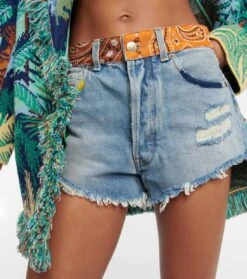 Alanui Jeansshorts California Patchwork 8 Alanui Jeansshorts California Patchwork -LORO PIANA Verkaufsgeschäft P00756562 d1