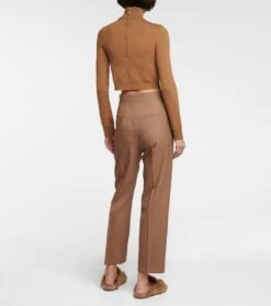 Max Mara Hose Sebino Aus Einem Wollgemisch -LORO PIANA Verkaufsgeschäft P00756641 b2