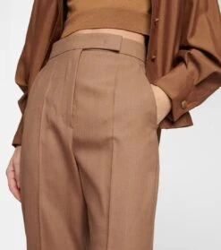 Max Mara Hose Sebino Aus Einem Wollgemisch -LORO PIANA Verkaufsgeschäft P00756641 d1