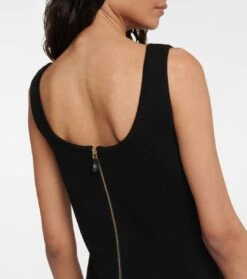 Max Mara Midikleid Onagro Aus Einem Wollgemisch -LORO PIANA Verkaufsgeschäft P00756658 d2