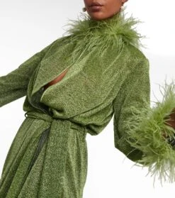 OSEREE Kaftan Lumière Plumage -LORO PIANA Verkaufsgeschäft P00757309 d1