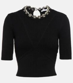 Paco Rabanne Top Aus Einem Wollgemisch