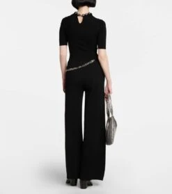 Paco Rabanne Top Aus Einem Wollgemisch -LORO PIANA Verkaufsgeschäft P00758703 b2