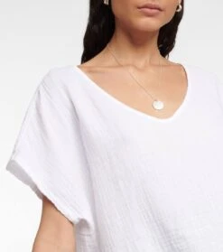 Velvet T-Shirt Elsa Aus Baumwolle -LORO PIANA Verkaufsgeschäft P00758951 d1