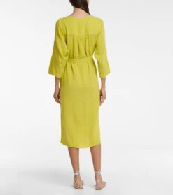 Velvet Midikleid Christelle Aus Baumwolle -LORO PIANA Verkaufsgeschäft P00758955 b2