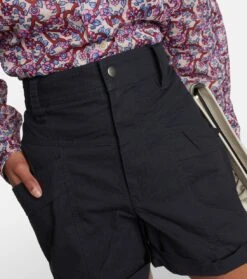 High-Rise Shorts Rachel Aus Baumwolle 8 High-Rise Shorts Rachel Aus Baumwolle -LORO PIANA Verkaufsgeschäft P00759012 d1