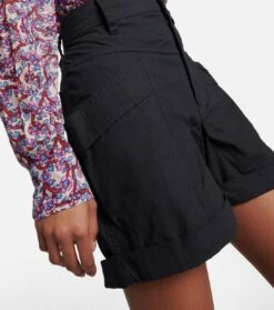 High-Rise Shorts Rachel Aus Baumwolle 9 High-Rise Shorts Rachel Aus Baumwolle -LORO PIANA Verkaufsgeschäft P00759012 d2