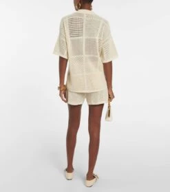 Nanushka Hemd Talissa Aus Häkelstrick -LORO PIANA Verkaufsgeschäft P00759195 b2