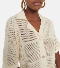 Nanushka Hemd Talissa Aus Häkelstrick -LORO PIANA Verkaufsgeschäft P00759195 d1