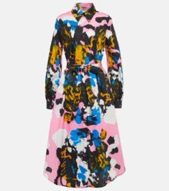 Christopher Kane Hemdblusenkleid Mindscape Aus Jersey