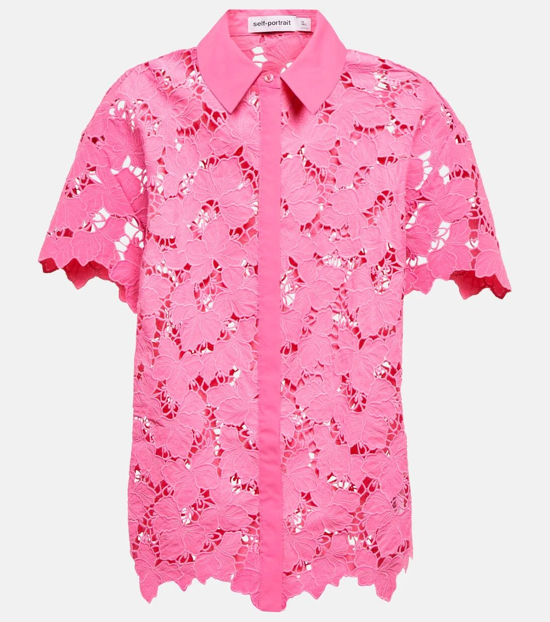 SELF PORTRAIT Hemd Aus Spitze 1 SELF PORTRAIT Hemd Aus Spitze