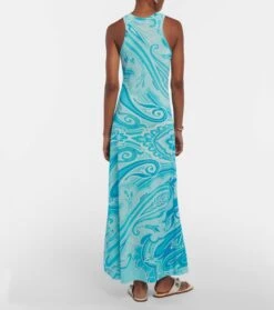 Etro Bedrucktes Maxikleid -LORO PIANA Verkaufsgeschäft P00759580 b2