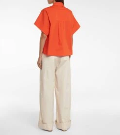 Bluse Aus Baumwolle -LORO PIANA Verkaufsgeschäft P00761678 b2