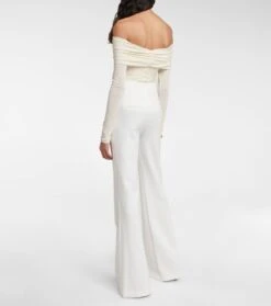 Veronica Beard High-Rise-Schlaghose Judy -LORO PIANA Verkaufsgeschäft P00761873 b2