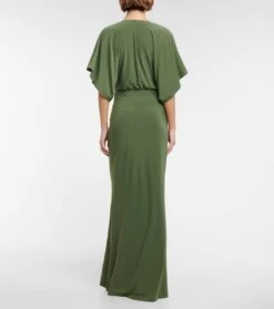 Norma Kamali Maxikleid Obie -LORO PIANA Verkaufsgeschäft P00761890 b2