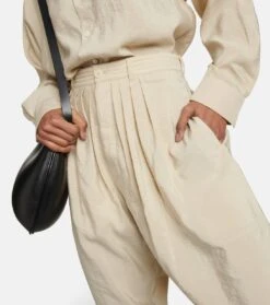 Lemaire High-Rise-Hose Aus Einem Seidengemisch -LORO PIANA Verkaufsgeschäft P00762882 d1
