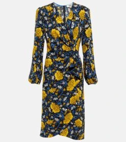 DIANE VON FURSTENBERG Midikleid Mit Blumenprint