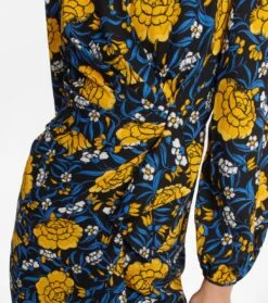 DIANE VON FURSTENBERG Midikleid Mit Blumenprint -LORO PIANA Verkaufsgeschäft P00767245 d2