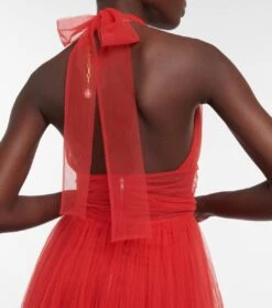 Dolce & Gabbana Midikleid Aus Tüll 11 Dolce & Gabbana Midikleid Aus Tüll -LORO PIANA Verkaufsgeschäft P00767591 d3