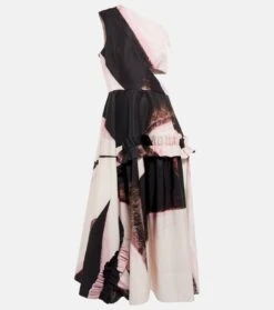 Alexander McQueen One-Shoulder-Midikleid