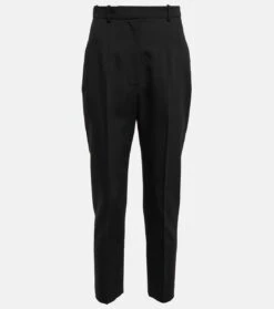Alexander McQueen High-Rise Hose Aus Wolle