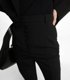 Alexander McQueen High-Rise Hose Aus Wolle -LORO PIANA Verkaufsgeschäft P00767939 d1