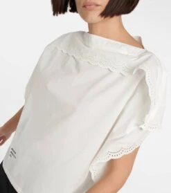 MM6 Maison Margiela Top Aus Baumwolle -LORO PIANA Verkaufsgeschäft P00767970 d2