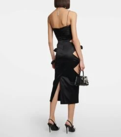 Midikleid Aus Einem Seidengemisch -LORO PIANA Verkaufsgeschäft P00767992 b2