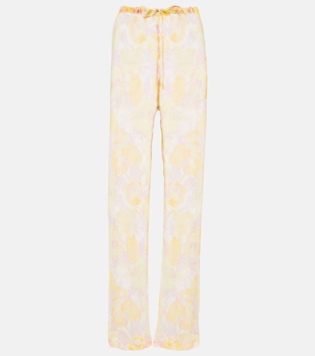 Dries Van Noten Hose Aus Seiden-Crêpe 1 Dries Van Noten Hose Aus Seiden-Crêpe