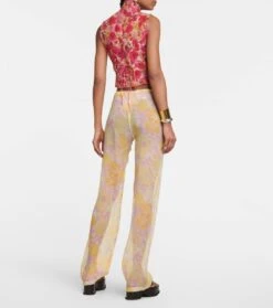 Dries Van Noten Hose Aus Seiden-Crêpe 7 Dries Van Noten Hose Aus Seiden-Crêpe -LORO PIANA Verkaufsgeschäft P00768136 b2
