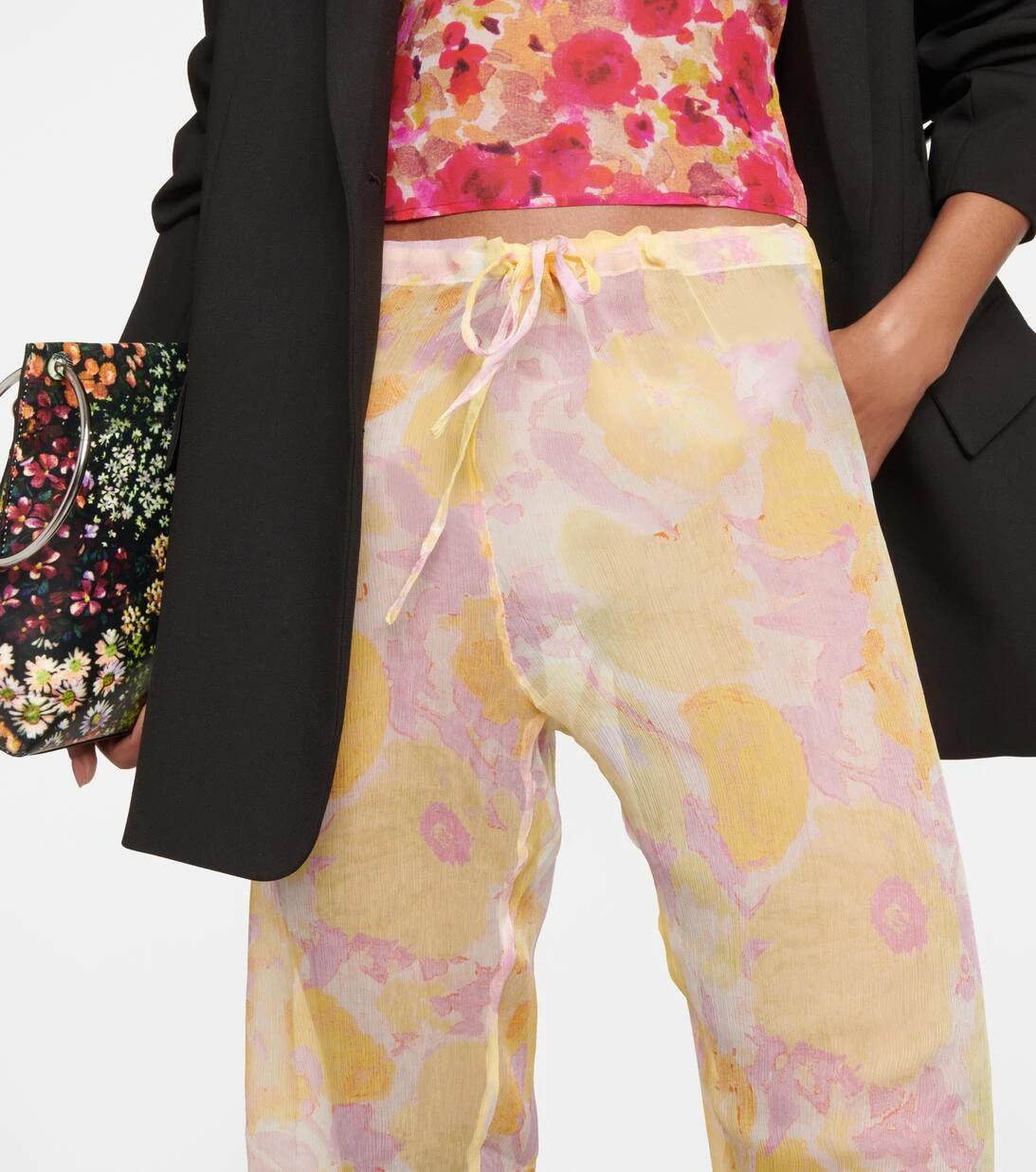 Dries Van Noten Hose Aus Seiden-Crêpe 4 Dries Van Noten Hose Aus Seiden-Crêpe – Bild 4