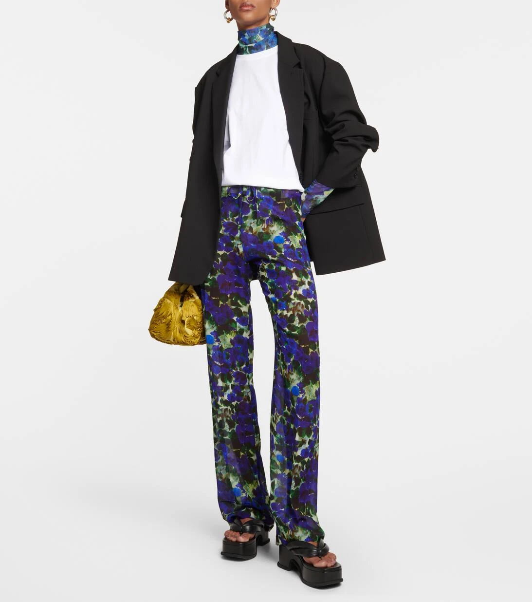 Dries Van Noten Hose Aus Satin 2 Dries Van Noten Hose Aus Satin – Bild 2