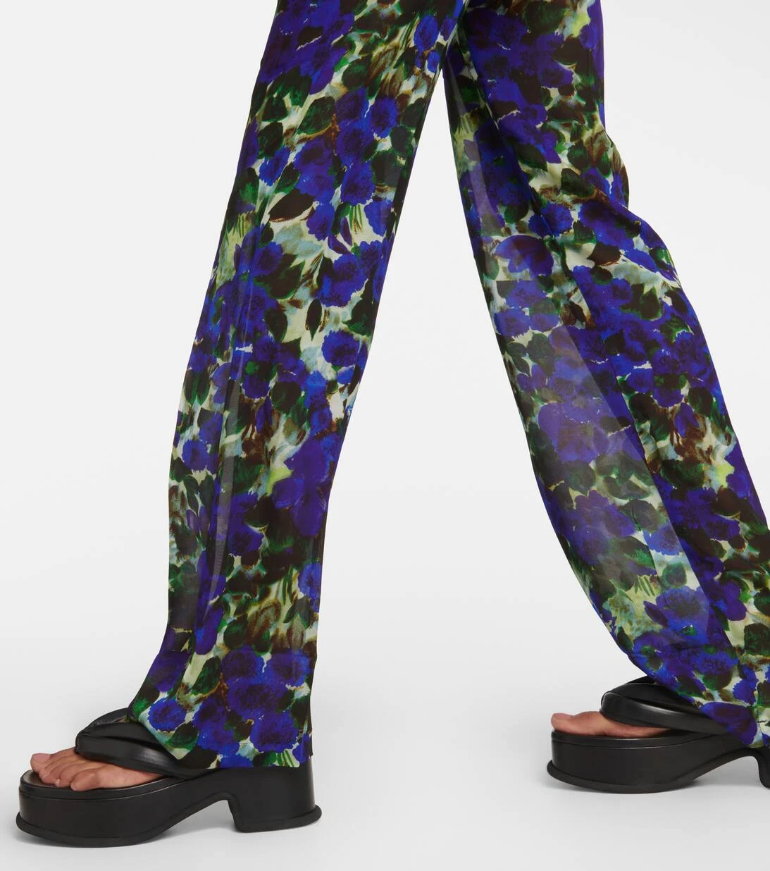 Dries Van Noten Hose Aus Satin 5 Dries Van Noten Hose Aus Satin – Bild 5