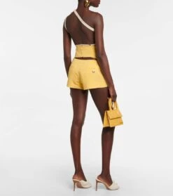 Jacquemus High-Rise Shorts Le Short Areia -LORO PIANA Verkaufsgeschäft P00769065 b2