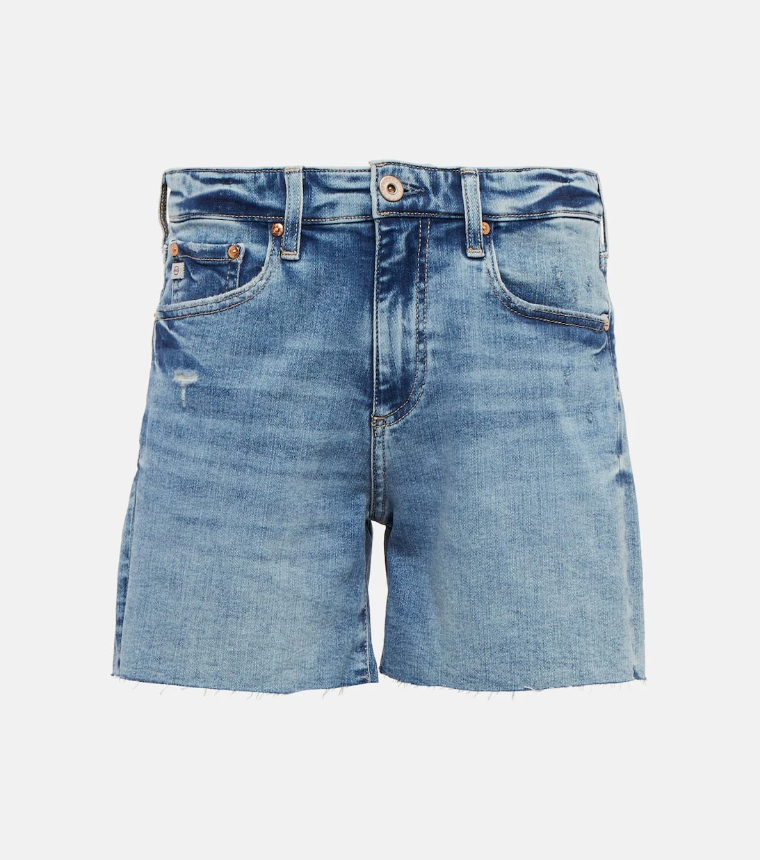 AG Jeans Mid-Rise Jeansshorts Ex-Boyfriend 1 AG Jeans Mid-Rise Jeansshorts Ex-Boyfriend