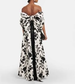 Robe Aus Jacquard Und Crêpe -LORO PIANA Verkaufsgeschäft P00769326 b2