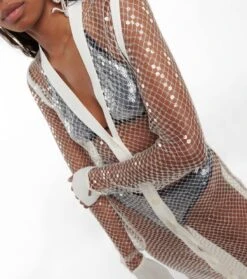 Jean Paul Gaultier Midikleid Mit Pailletten -LORO PIANA Verkaufsgeschäft P00770033 d1