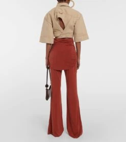 Jacquemus Schlaghose Le Pantalon Espelho -LORO PIANA Verkaufsgeschäft P00770120 b2